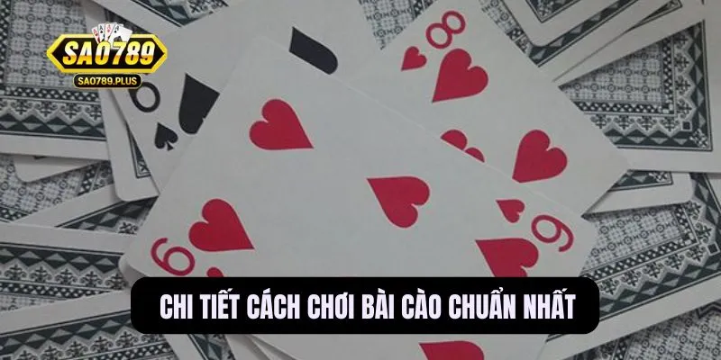 cách chơi bài 3 cào