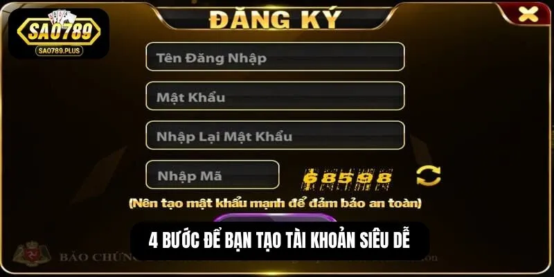 4 bước để bạn tạo tài khoản siêu dễ